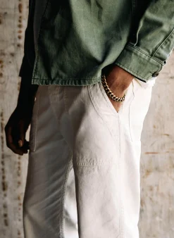 imogene + willie Oliver Military Trouser In White| Pants & Shorts