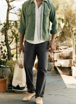 imogene + willie Oliver Military Trouser In Black| Pants & Shorts