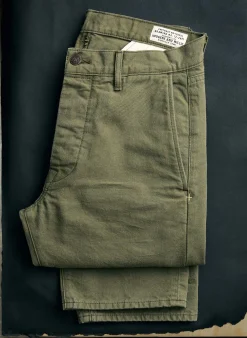 imogene + willie Oscar Washed Olive Canvas| Pants & Shorts