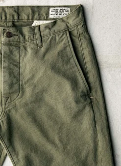imogene + willie Oscar Washed Olive Canvas| Pants & Shorts