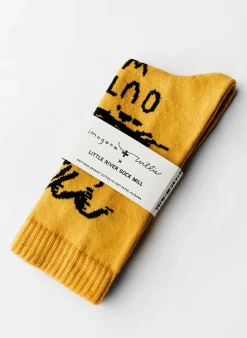 imogene + willie Out West Sock In Yellow|Women Accessories|Accessories