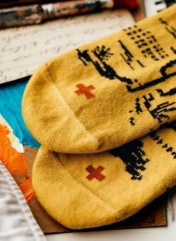 imogene + willie Out West Sock In Yellow|Women Accessories|Accessories