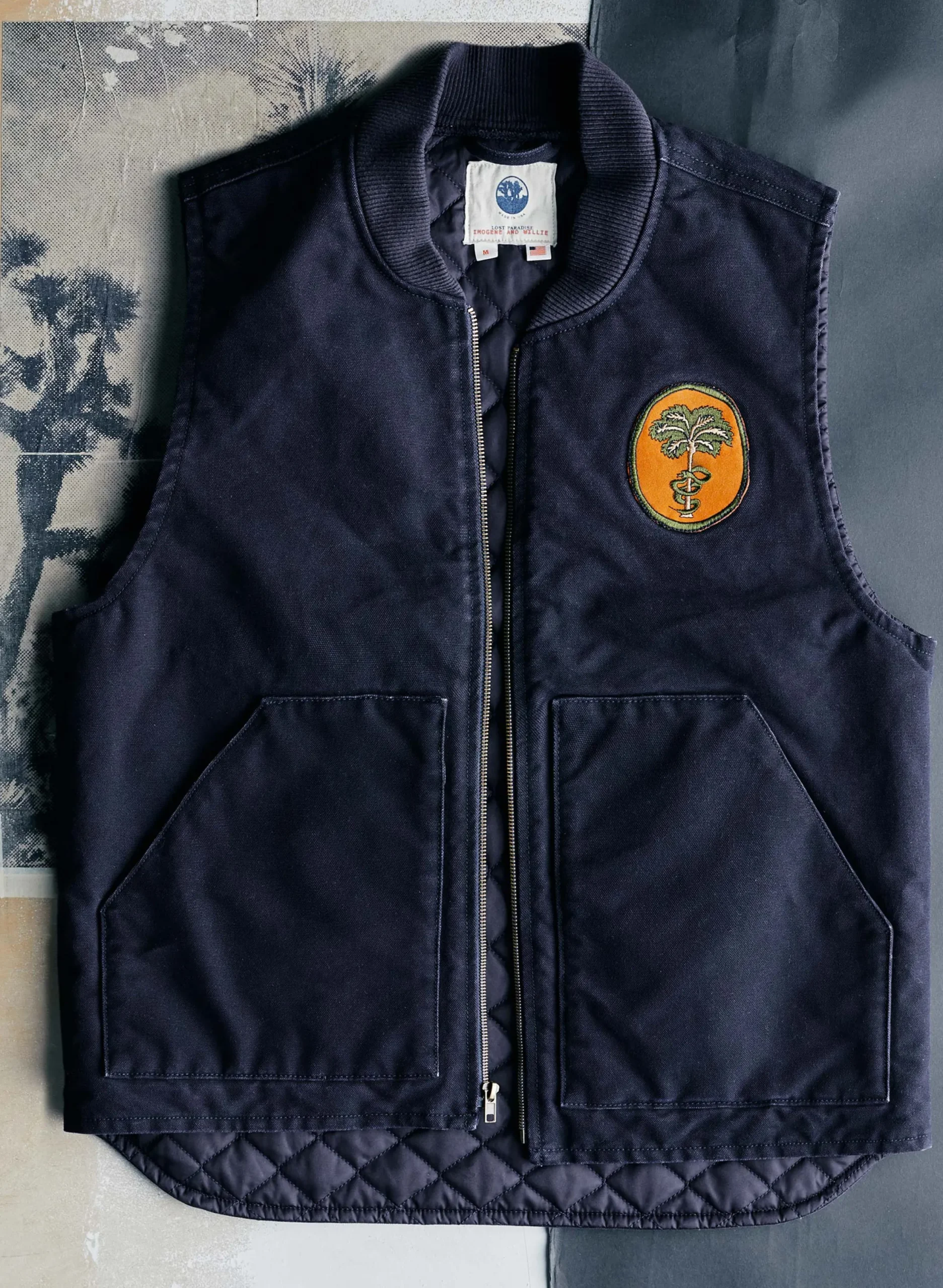 imogene + willie Quilt Lined Canvas Utility Vest| Knits & Sweaters|Jackets