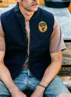 imogene + willie Quilt Lined Canvas Utility Vest| Knits & Sweaters|Jackets