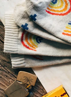 imogene + willie Rainbow Sock In Natural|Women Accessories|Accessories