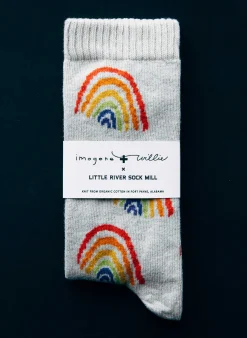 imogene + willie Rainbow Sock In Natural|Women Accessories|Accessories