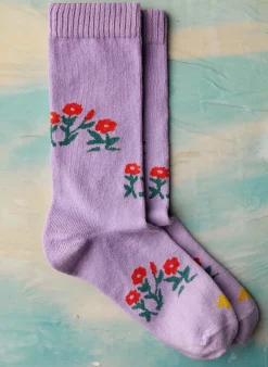 imogene + willie Rosebud Sock In Lavender|Women Accessories|Accessories