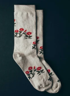 imogene + willie Rosebud Sock In Natural|Women Accessories|Accessories