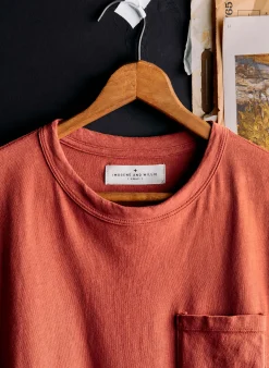 imogene + willie Rust Knit Pocket Tee| T-Shirts