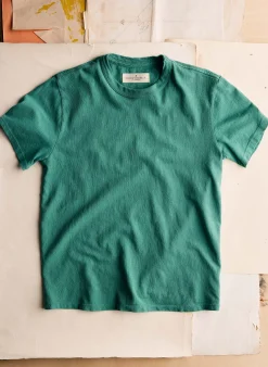 imogene + willie Seagreen Knit Midweight Crew| T-Shirts