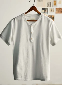 imogene + willie S/s Henley In White| Knits & Sweaters