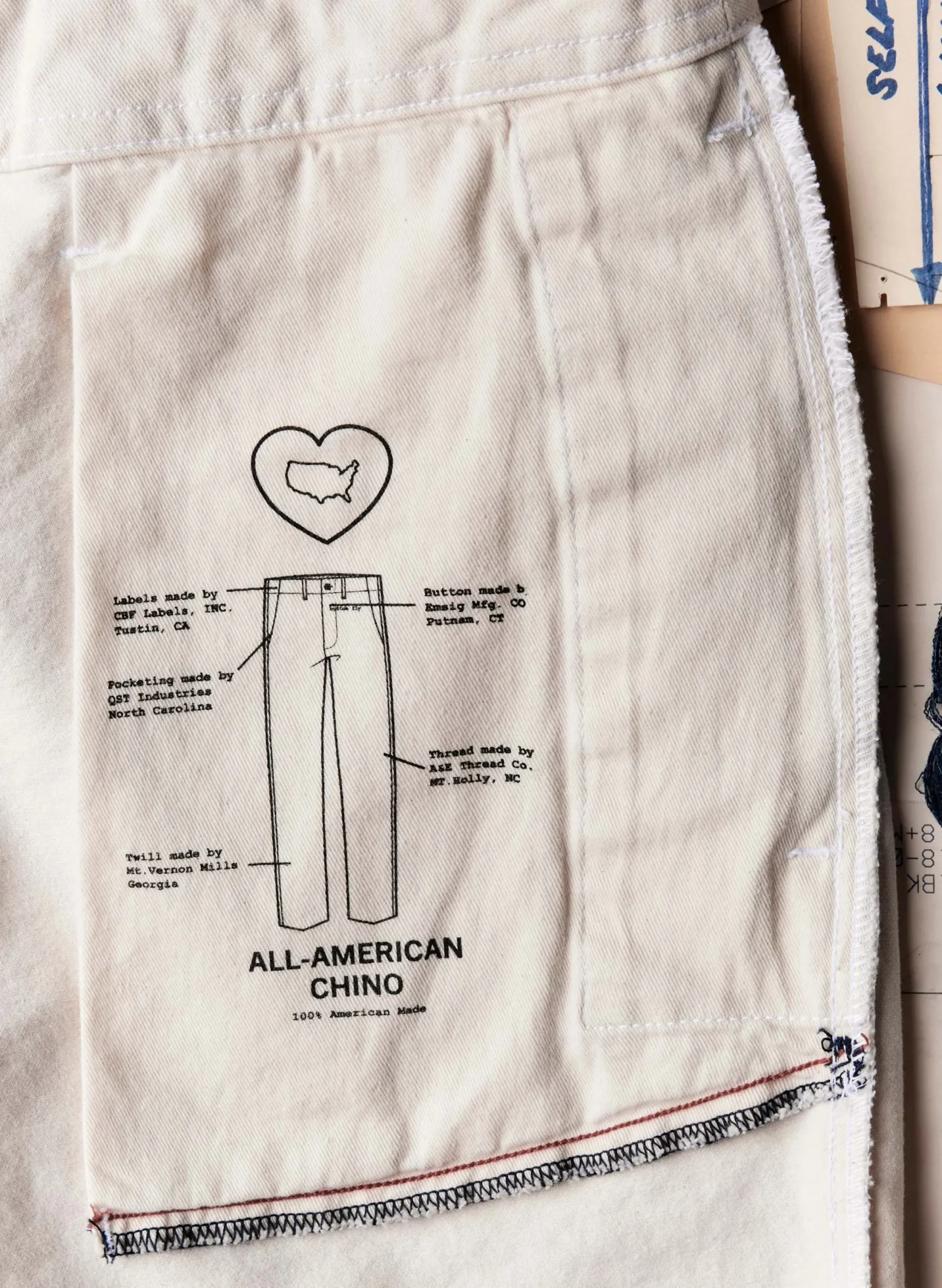 imogene + willie The All American Chino In Natural| Pants & Shorts