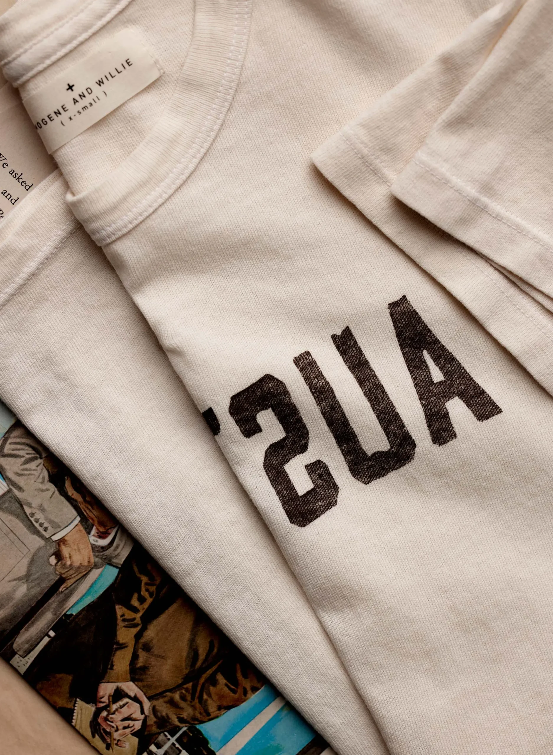 imogene + willie The "austin" Tee In Vintage White|Women Graphic Tees|Graphic Tees