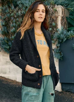 imogene + willie The Beckett Cardigan In Charcoal| Knits & Sweaters|Jackets