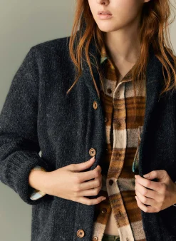 imogene + willie The Beckett Cardigan In Charcoal| Knits & Sweaters|Jackets