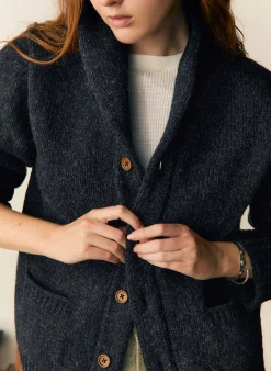 imogene + willie The Beckett Cardigan In Charcoal| Knits & Sweaters|Jackets