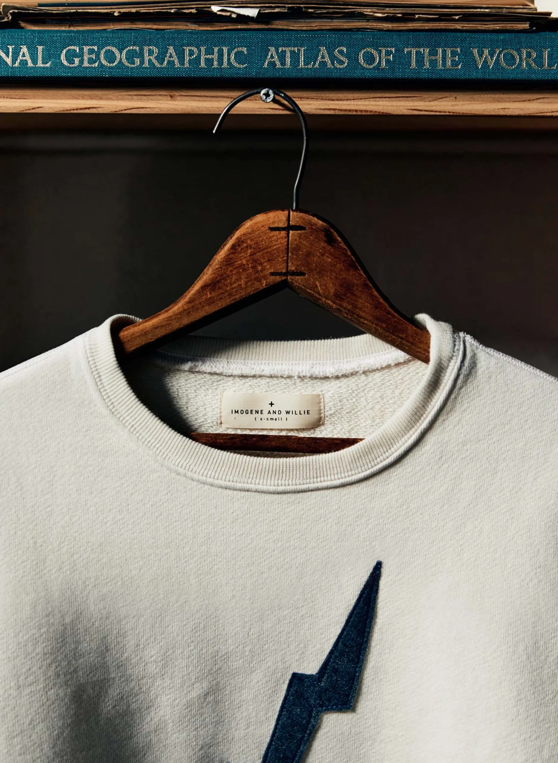 imogene + willie The "bolt" Sweatshirt In White|Women Knits & Sweaters|Knits & Sweaters