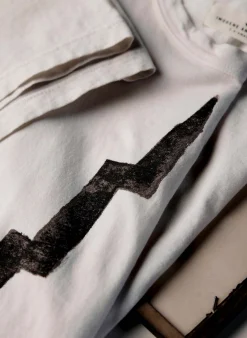 imogene + willie The "bolt" Tee In Vintage White|Women Graphic Tees|Graphic Tees