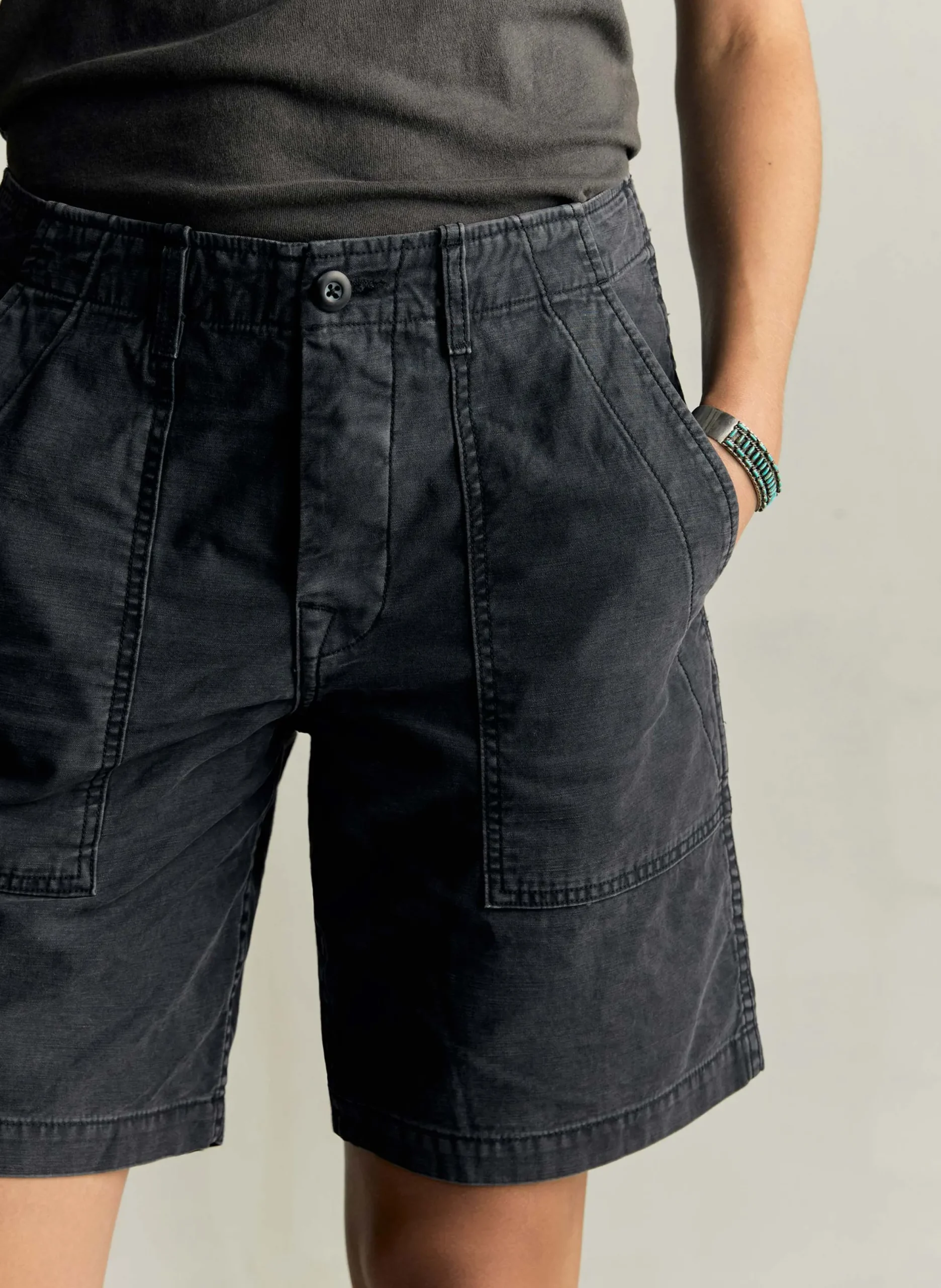 imogene + willie The Camp Short In Faded Black|Women Pants & Shorts|Pants & Shorts