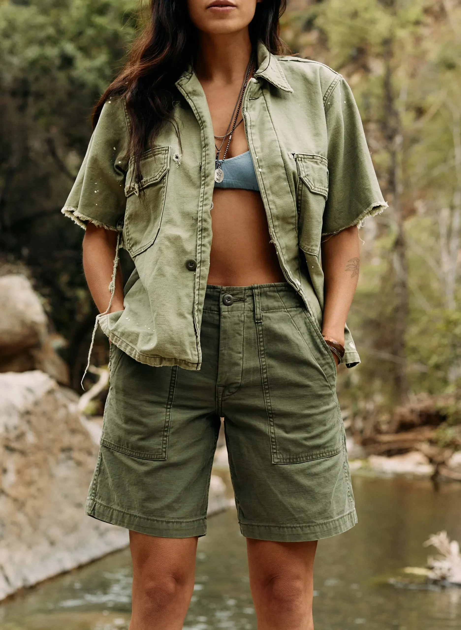 imogene + willie The Camp Short In Olive|Women Pants & Shorts|Pants & Shorts