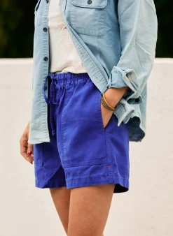 imogene + willie The Canvas Lounge Short In Klein Blue|Women Pants & Shorts|Pants & Shorts