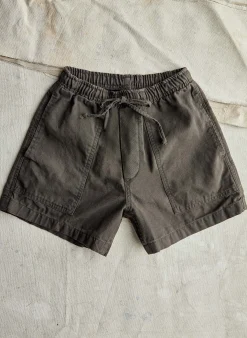 imogene + willie The Canvas Lounge Short In Faded Black|Women Pants & Shorts|Pants & Shorts