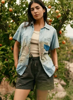 imogene + willie The Canvas Lounge Short In Faded Black|Women Pants & Shorts|Pants & Shorts
