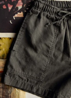 imogene + willie The Canvas Lounge Short In Faded Black|Women Pants & Shorts|Pants & Shorts