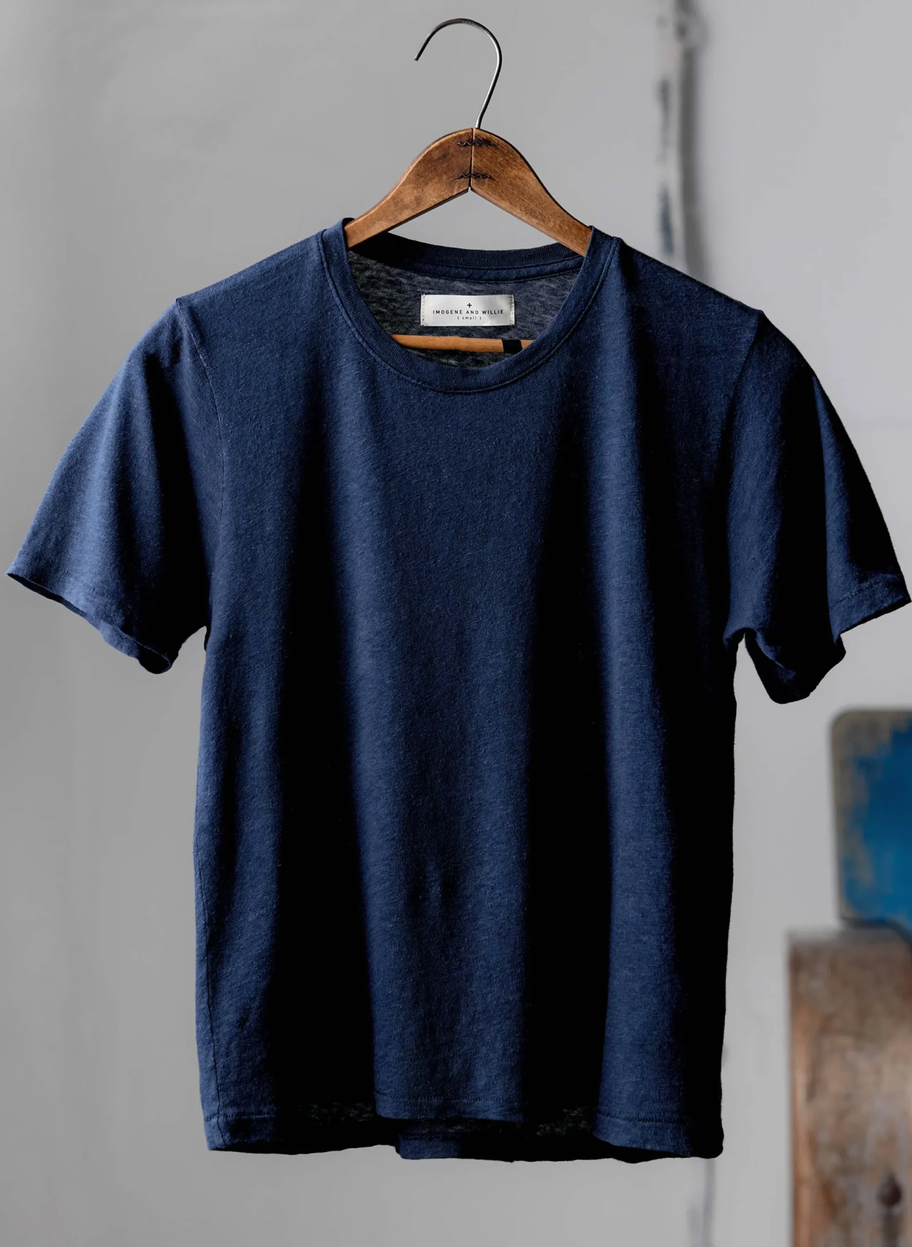 imogene + willie The Cotton Hemp Tee In Midnight|Women Tees + Tanks