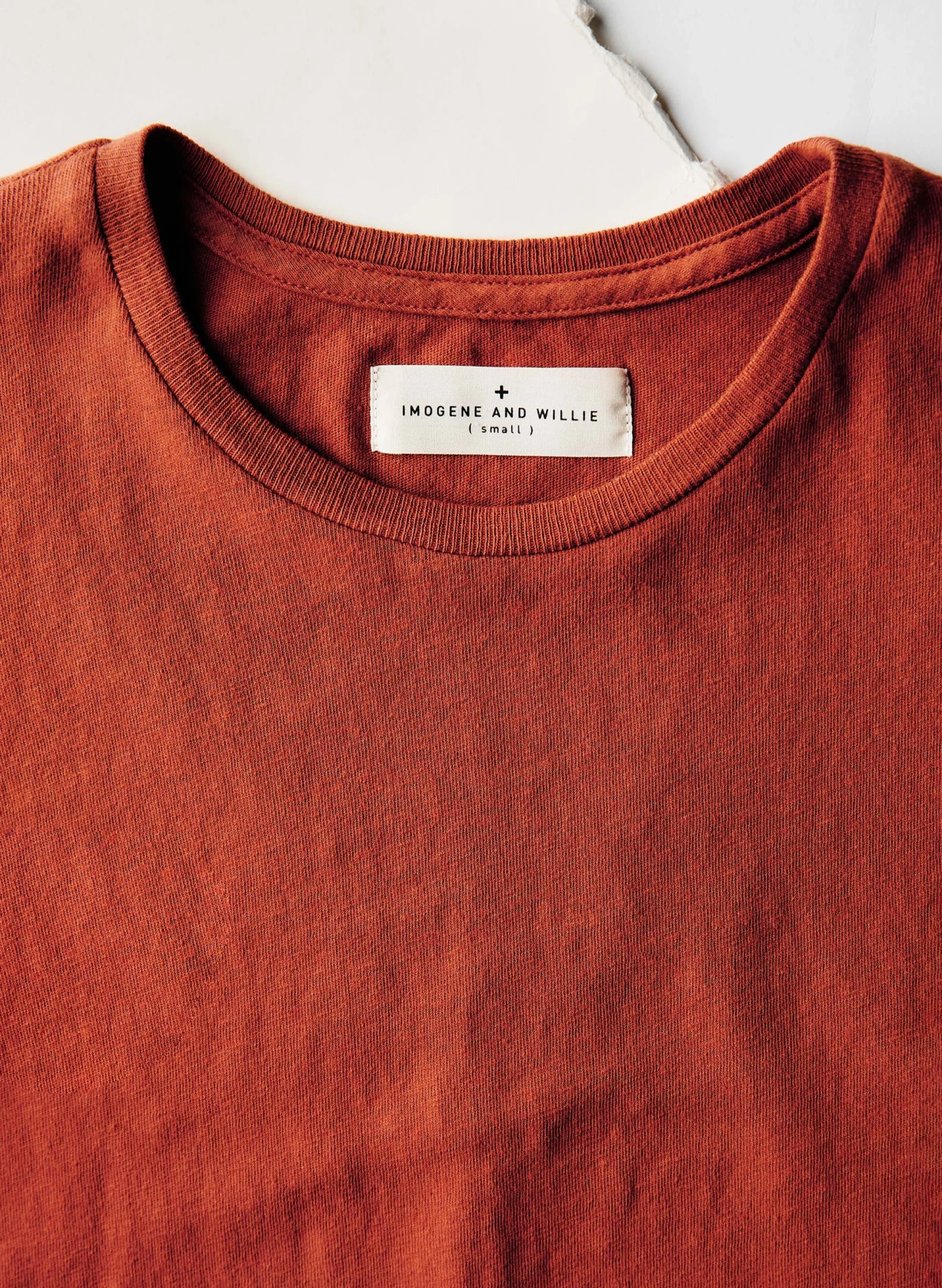 imogene + willie The Cotton Muscle Tee In Terracotta|Women Tees + Tanks