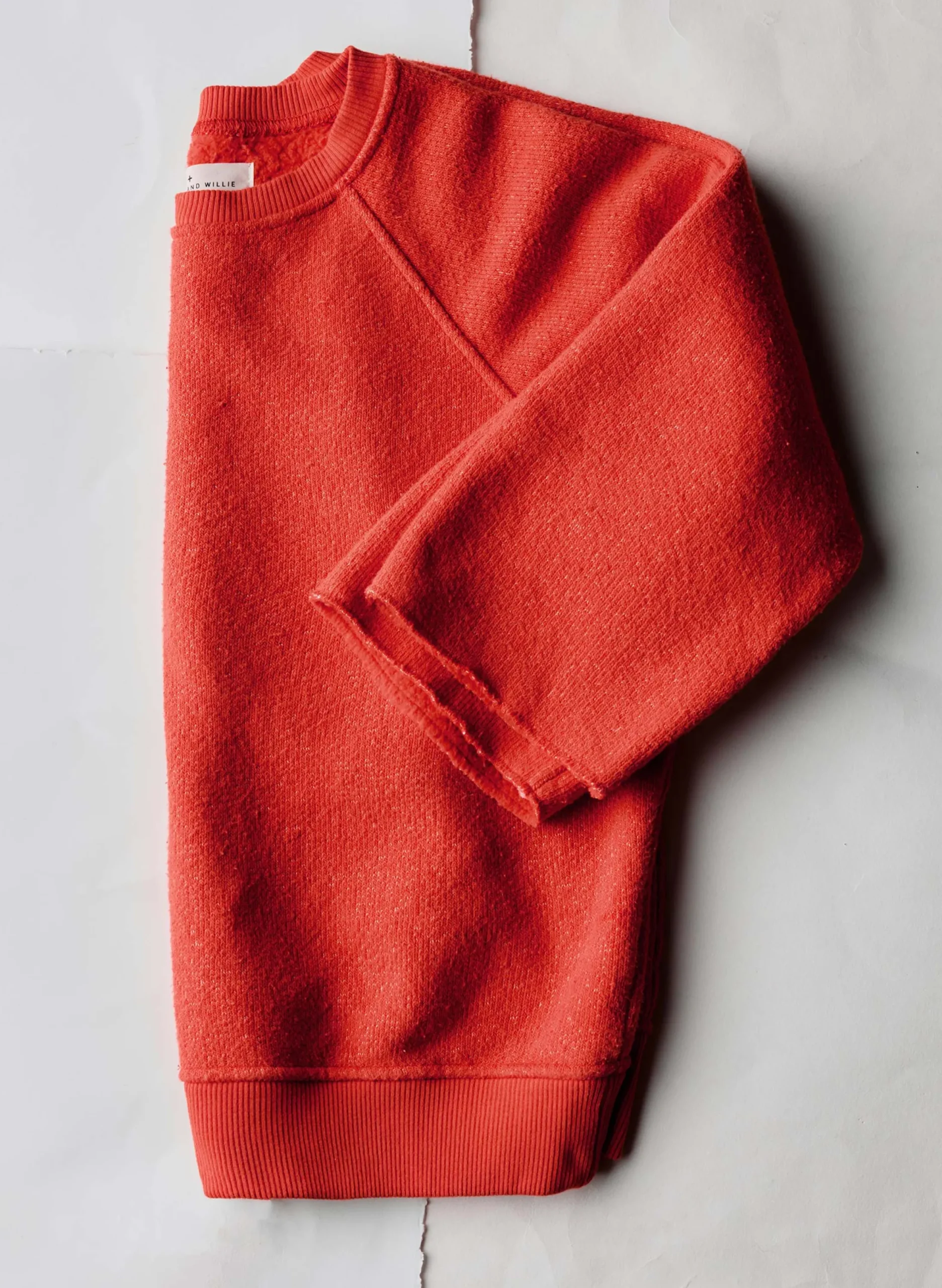 imogene + willie The Cut Sleeve Sweatshirt In Poppy|Women Knits & Sweaters