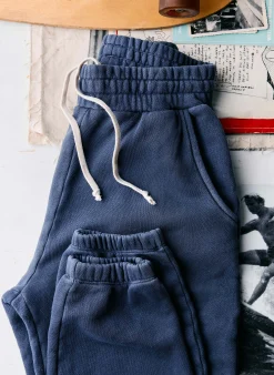 imogene + willie The Drawstring Sweatpant In Faded Blue|Women Pants & Shorts