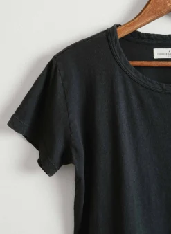 imogene + willie The Drop Tee In Faded Black|Women Tees + Tanks