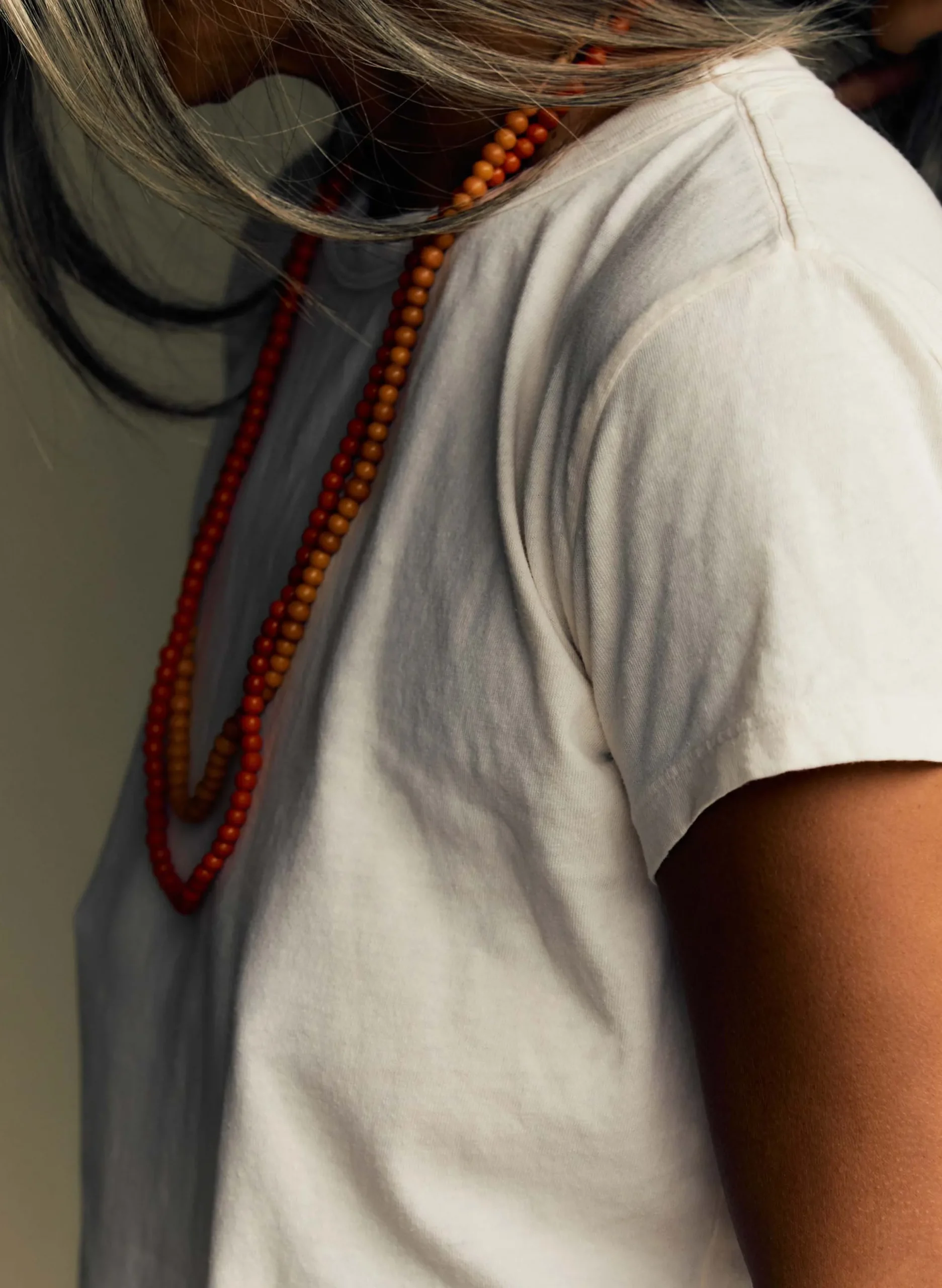 imogene + willie The Drop Tee In Vintage White|Women Tees + Tanks
