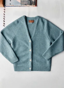 imogene + willie The Evie Knit Cardigan In Powder Blue|Women Knits & Sweaters|Jackets
