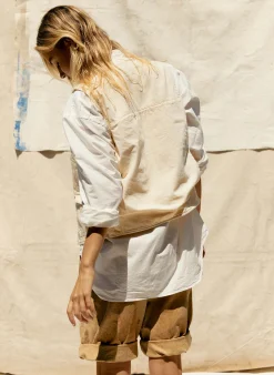 imogene + willie The Field Vest In Natural|Women Shirts