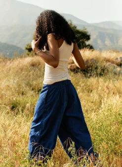 imogene + willie The Flight Pant In Sashiko Indigo|Women Pants & Shorts