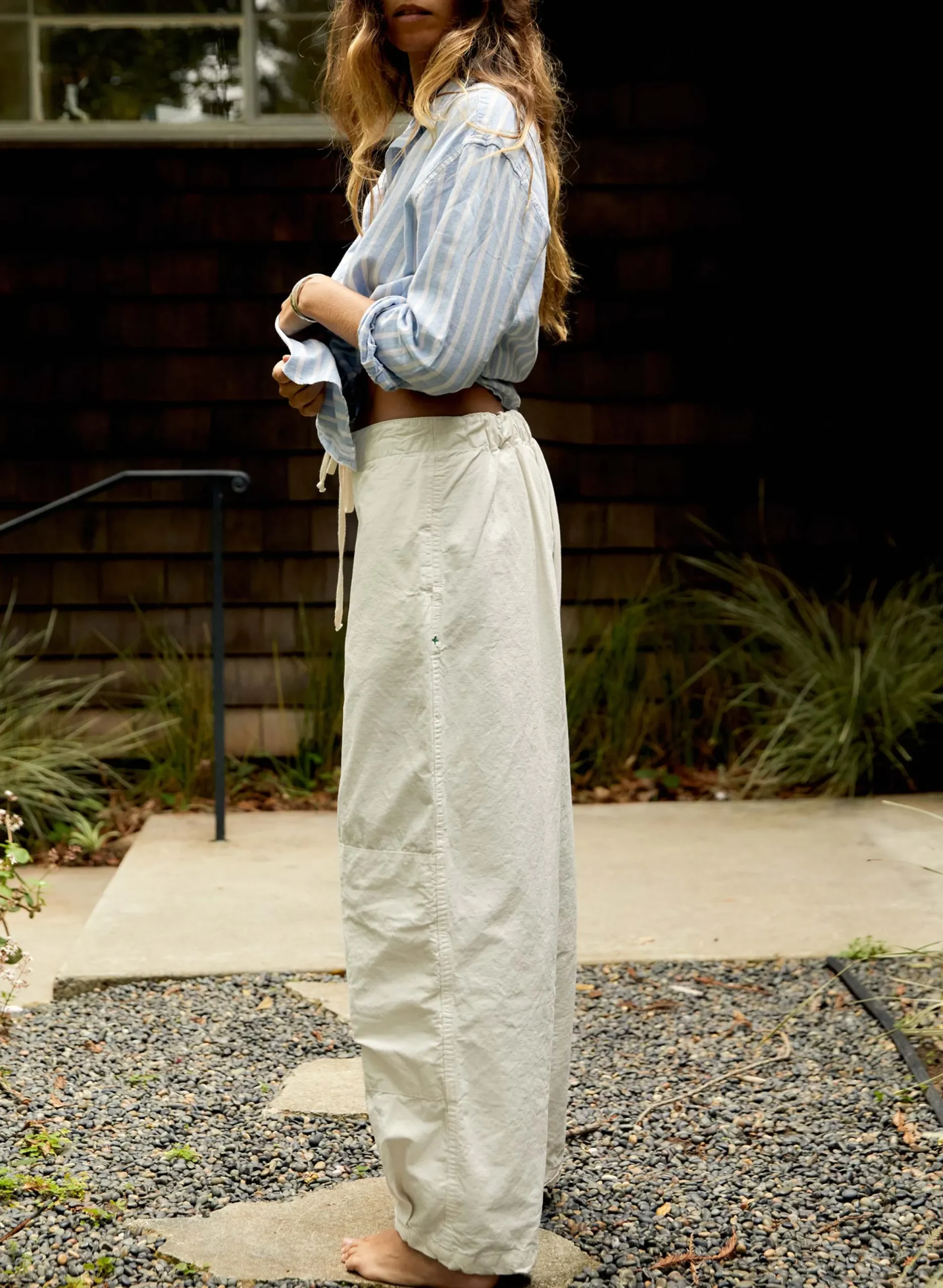 imogene + willie The Flight Pant In White Ripstop|Women Pants & Shorts
