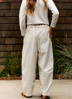 imogene + willie The Flight Pant In White Ripstop|Women Pants & Shorts
