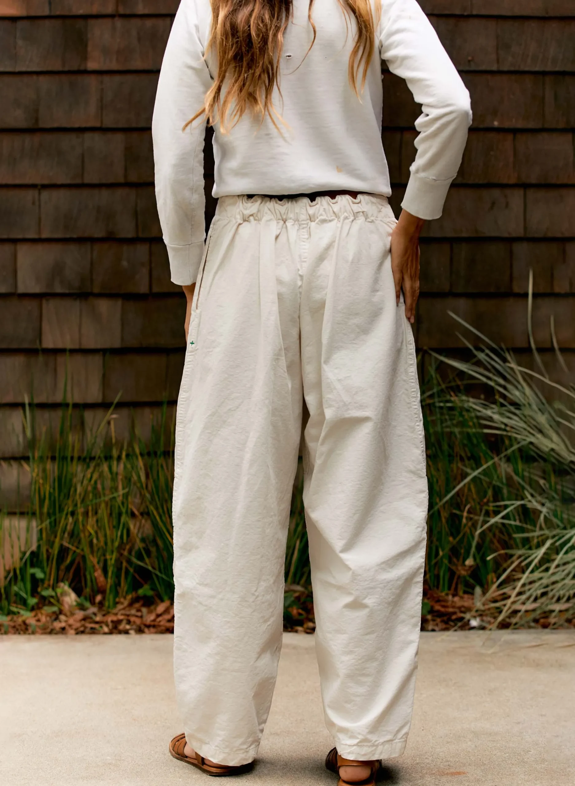 imogene + willie The Flight Pant In White Ripstop|Women Pants & Shorts