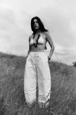 imogene + willie The Flight Pant In White Ripstop|Women Pants & Shorts