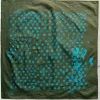 imogene + willie The "flower Print" Bandana In Olive|Women Accessories|Accessories