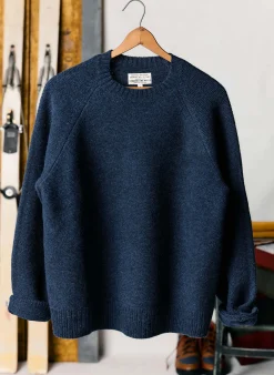 imogene + willie The Galway Wool Sweater In Navy|Women Knits & Sweaters