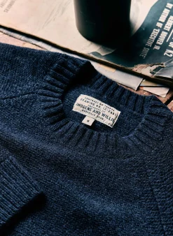imogene + willie The Galway Wool Sweater In Navy|Women Knits & Sweaters