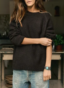 imogene + willie The Galway Wool Sweater In Brown|Women Knits & Sweaters