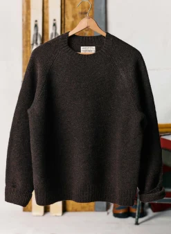 imogene + willie The Galway Wool Sweater In Brown|Women Knits & Sweaters