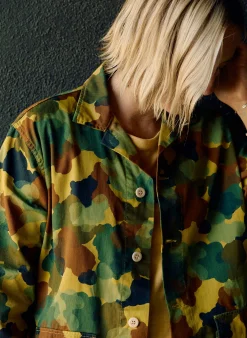 imogene + willie The Goodall Jacket In Painted Camo|Women Jackets
