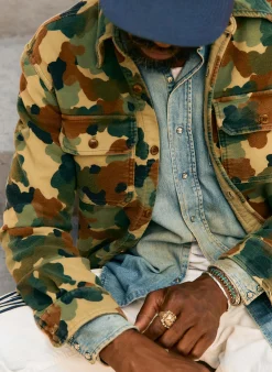 imogene + willie The Griffin Workshirt In Painted Camo| Shirts
