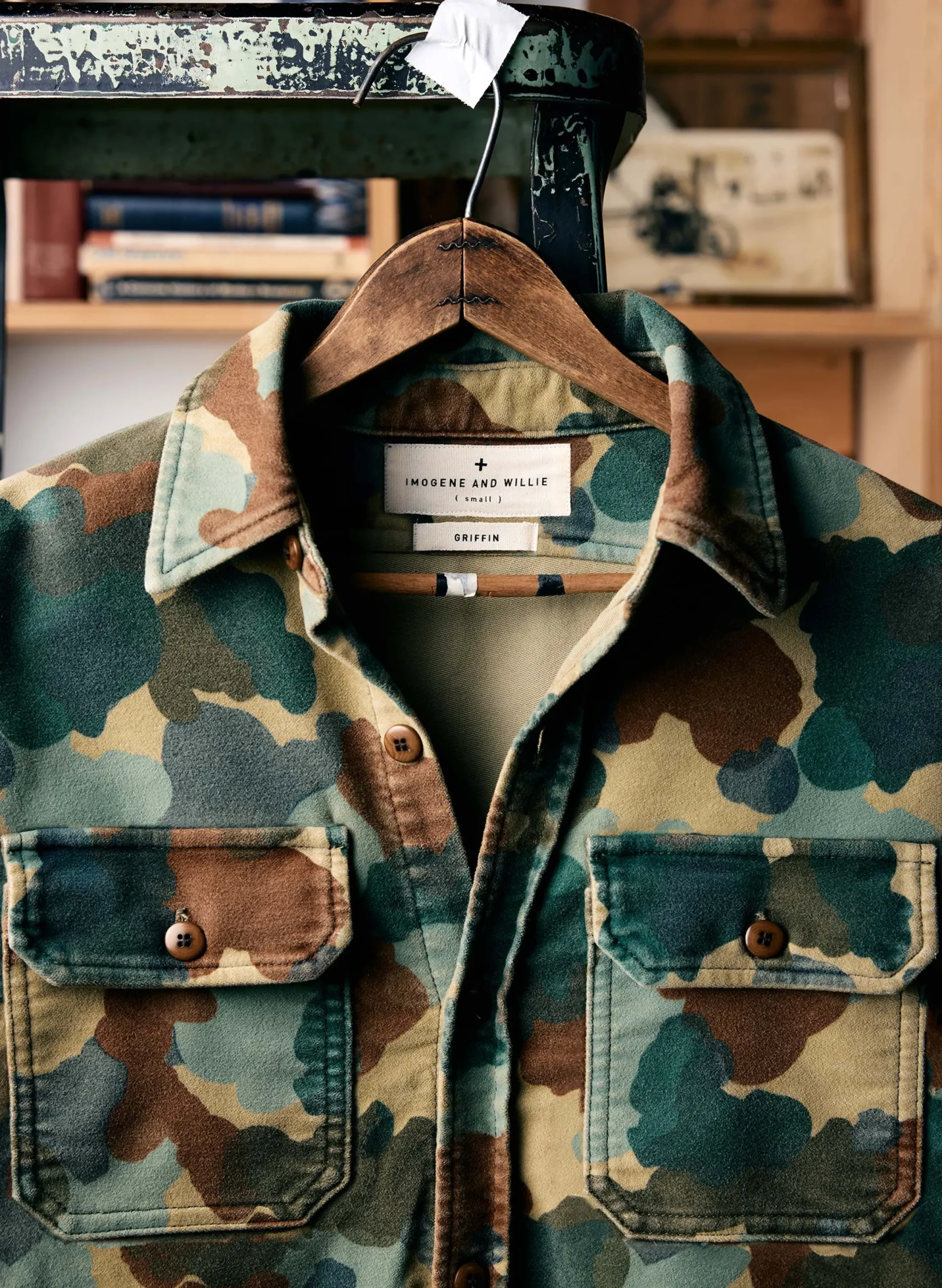 imogene + willie The Griffin Workshirt In Painted Camo| Shirts