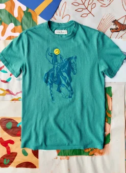 imogene + willie The "happy Rider" Tee|Women Graphic Tees|Graphic Tees